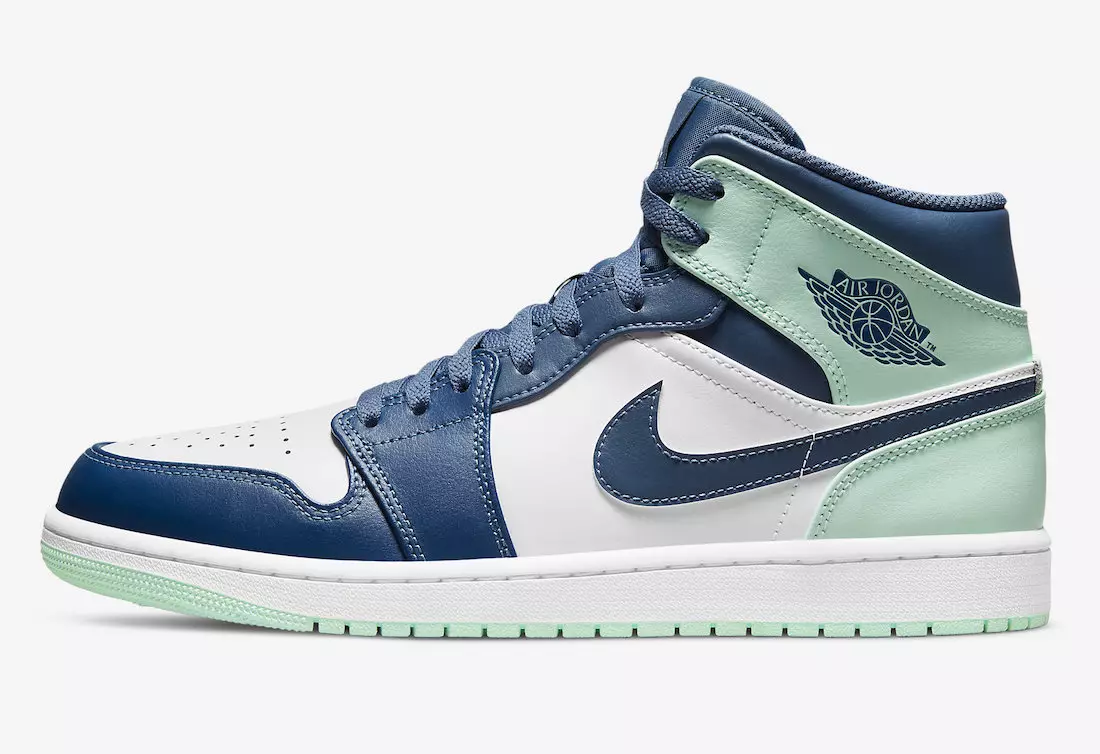 Air Jordan 1 Mid Blue Mint 554724-413 Шығарылған күні