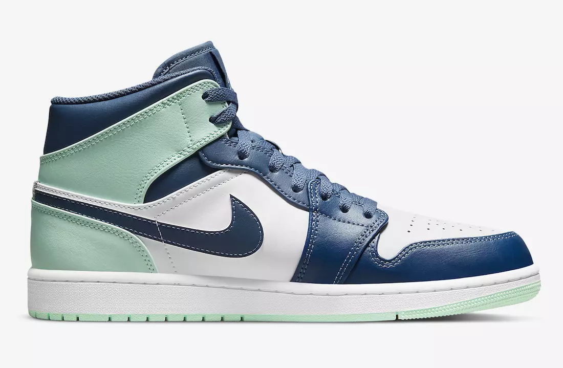 Air Jordan 1 Mid Blue Mint 554724-413 Tanggal Rilis