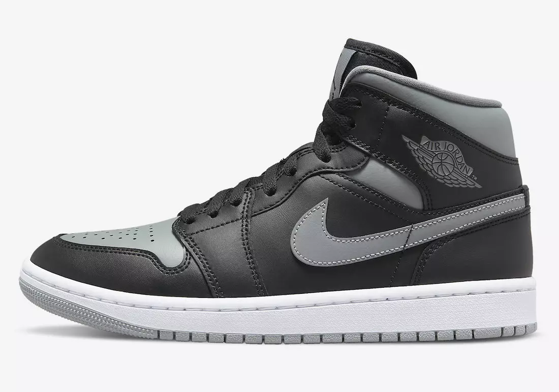 Air Jordan 1 Mid Black Grey BQ6472-007 Tarikh Tayangan