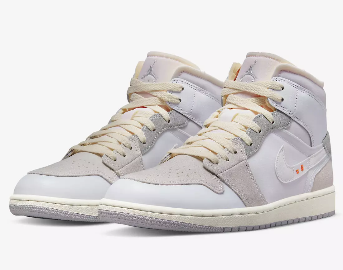 Hivatalos fotók az Air Jordan 1 Mid Craft „belül kifelé”