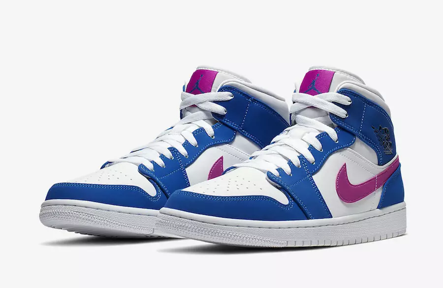 Air Jordan 1 Mid Surfacing in Royal and Violet