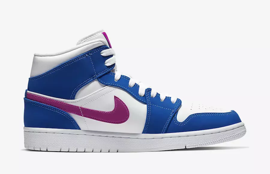 Air Jordan 1 Mid Hyper Royal Violet 554724-451, väljalaskekuupäev