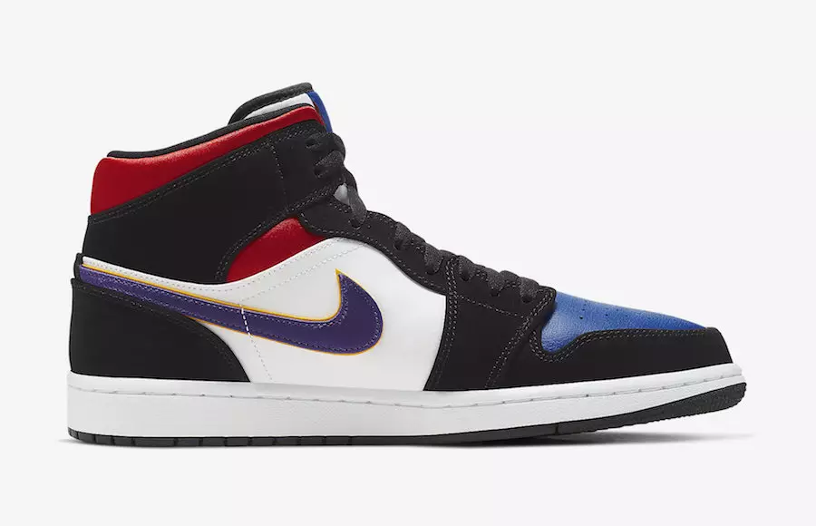 Air Jordan 1 Mid SE Field Purple White Gym Qırmızı 852542-005 Buraxılış Tarixi