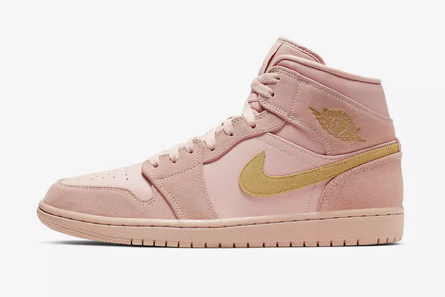 Air Jordan 1 Mid Coral Gold 852542-600 Թողարկման ամսաթիվ