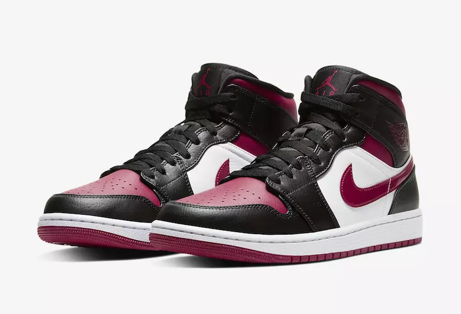 Air Jordan 1 Mid Bred Toe 554724-066 Útgáfudagur