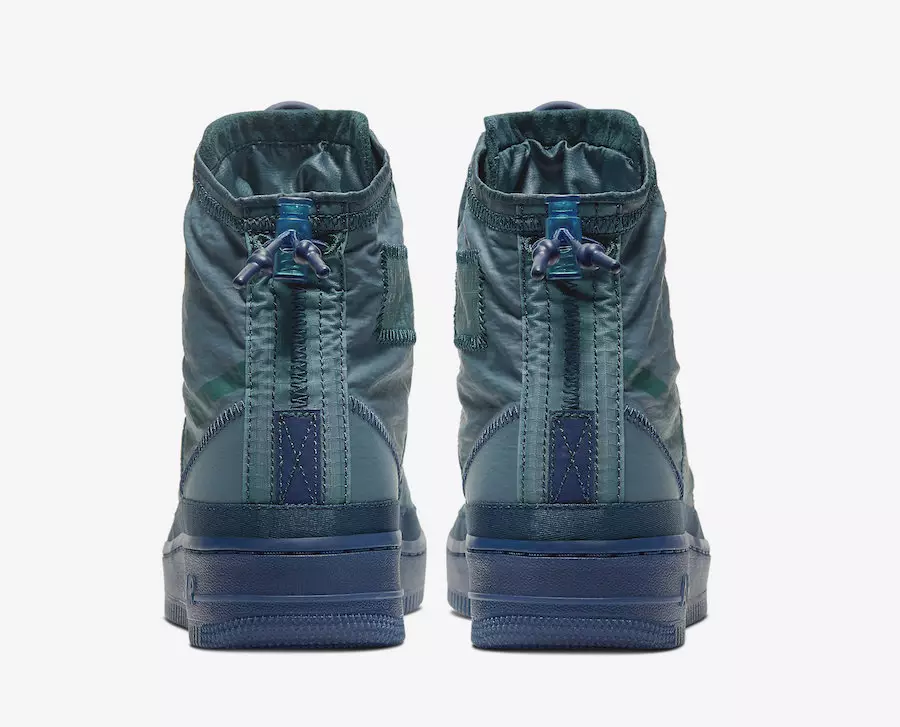 Nike Air Force 1 Shell Midnight Turquoise BQ6096-300 Data tal-Ħruġ