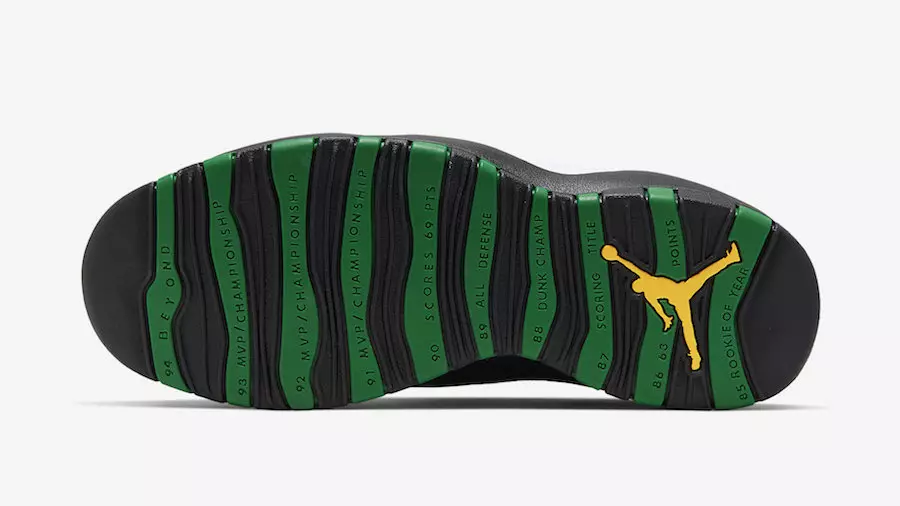 Air Jordan 10 X Seattle 310805-137 Data lansării