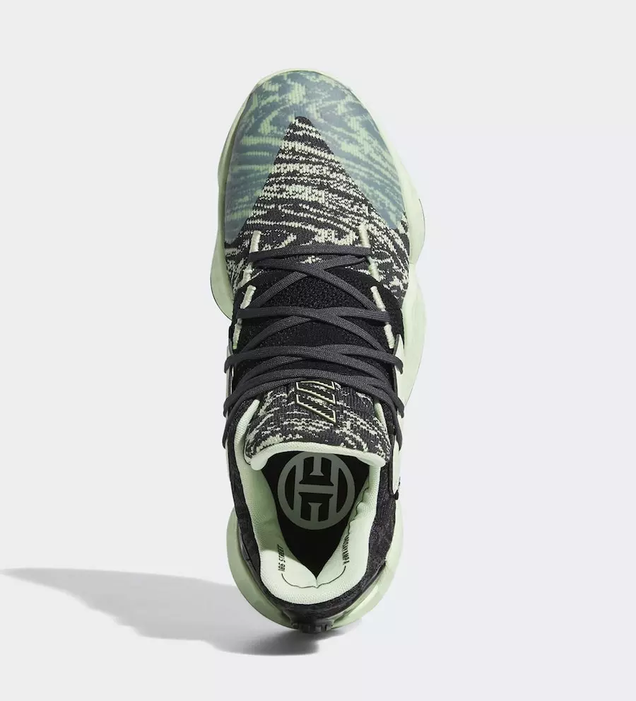 adidas Harden sv. 4 Glow Green Datum vydání EF1000