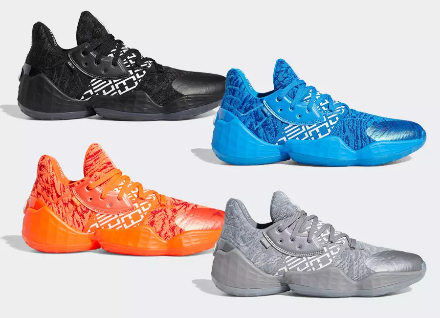 adidas Harden sv. 4 EH2409 EH2408 EH2410 EH2412 Datum vydání