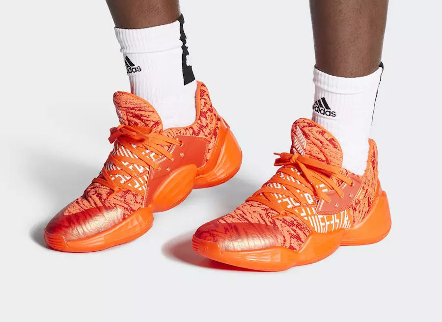 Adidas Harden Vol 4 Orange Solar Red EH2409 Megjelenés dátuma