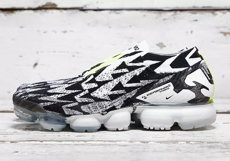 Kısaltma Nike VaporMax Moc Siyah Beyaz Volt