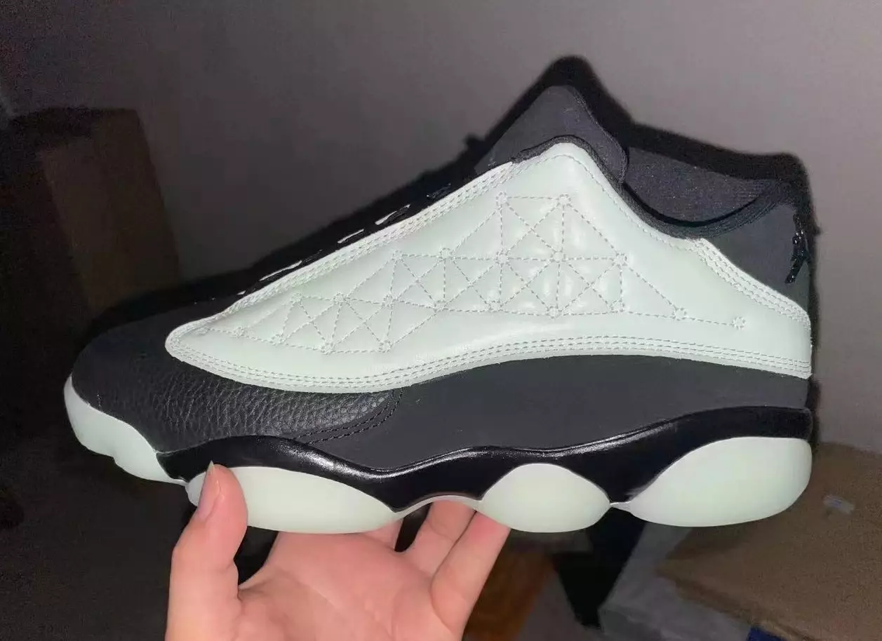 Air Jordan 13 Low Singles Day Barley Green Black ဖြန့်ချိသည့်နေ့