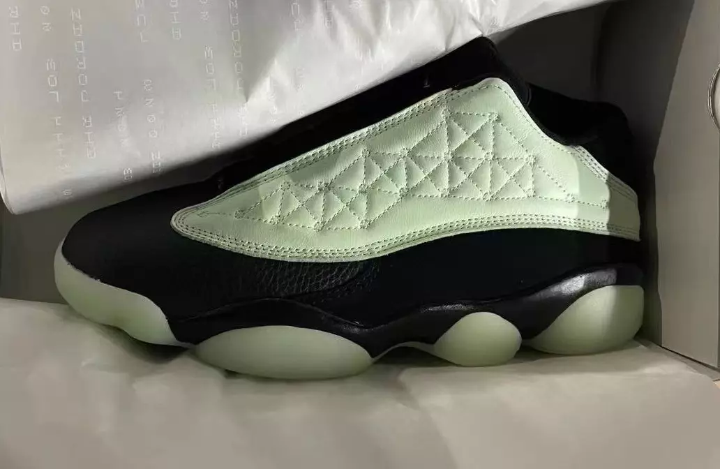 Ημερομηνία κυκλοφορίας Air Jordan 13 Low Singles Day Barley Green Black