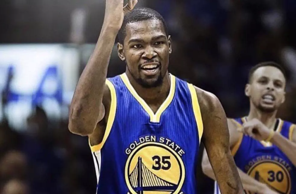 Kevin Durant Jiffirma Mal-Golden State Warriors