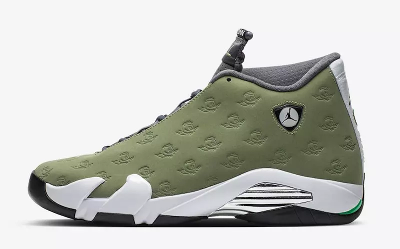 Air Jordan 14 Verde Oregon Ducks