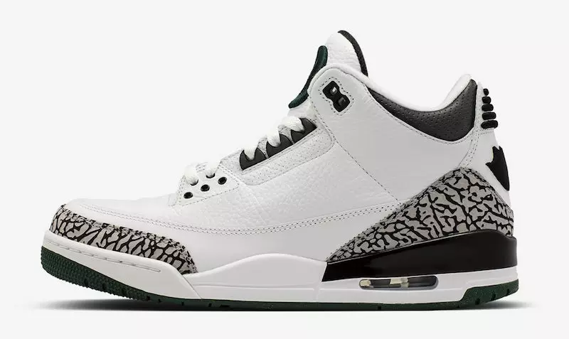 Air Jordan 3 hvide Oregon ænder