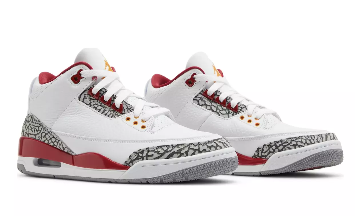 Air Jordan 3 Cardinal CT8532-126 Дата выпуска Цены