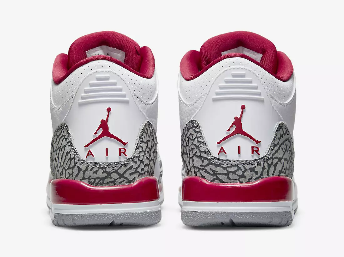 Air Jordan 3 Cardinal Red GS 398614-126 Megjelenés dátuma