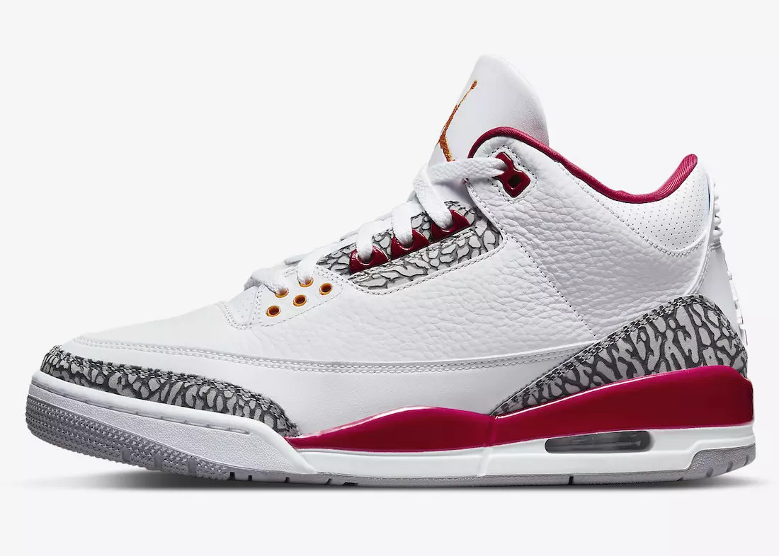 Air Jordan 3 Cardinal Red CT8532-126 Дата выпуску Цана