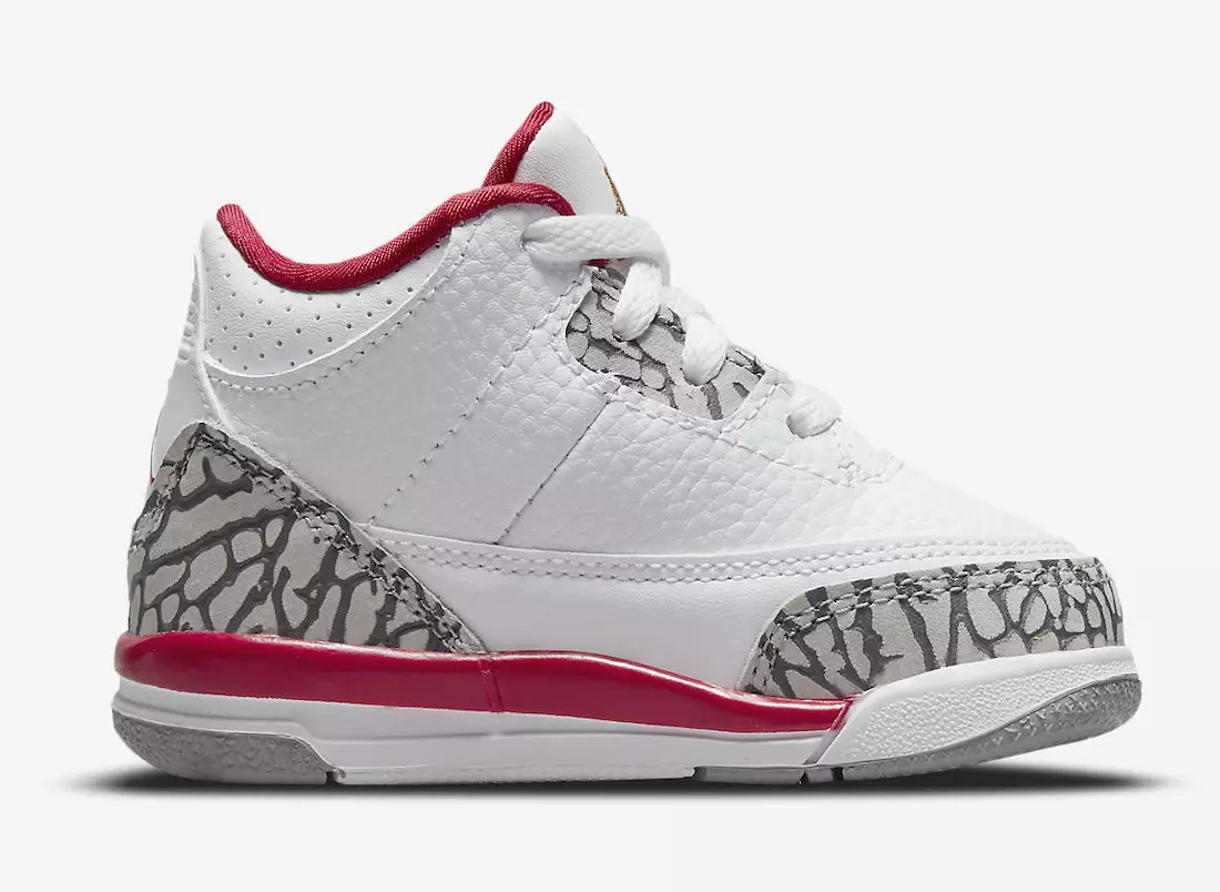 Air Jordan 3 Cardinal Red Toddler 832033-126 Шыққан күні