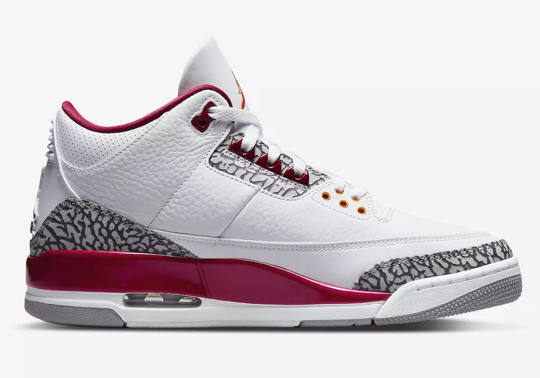 Air Jordan 3 Cardinal Red CT8532-126 Санаи озод Нарх