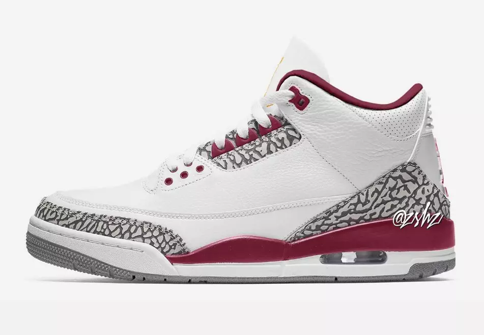 Air Jordan 3 Cardinal CT8532-126 – Erscheinungsdatum