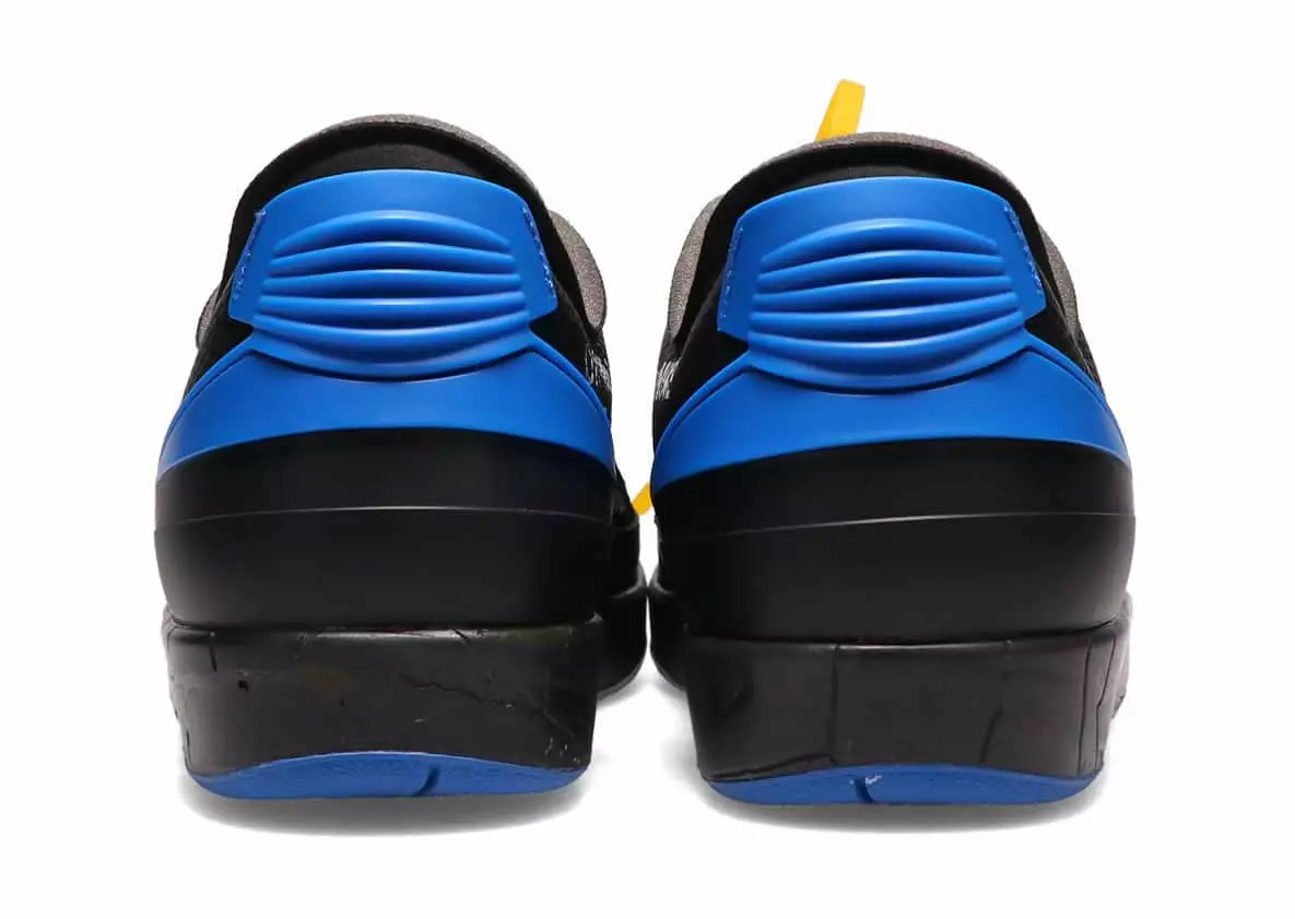 2021 Off-White Air Jordan 2 Low Black Varsity Royal DJ4375-004 Data de lançamento