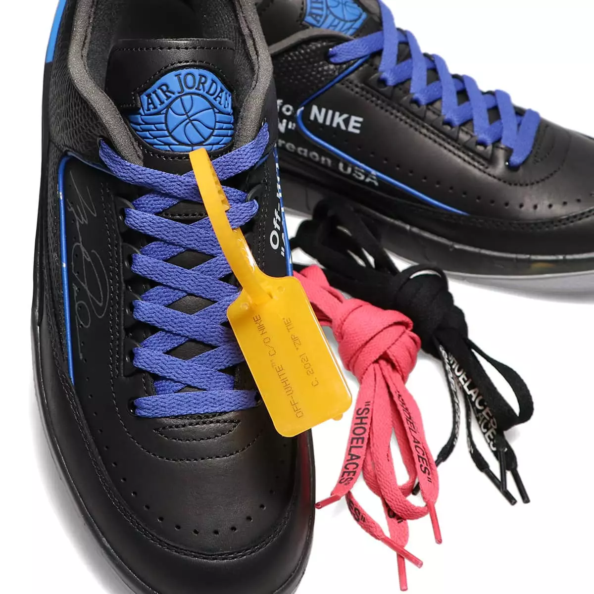 2021 Off-White Air Jordan 2 Low Black Varsity Royal DJ4375-004 – Erscheinungsdatum