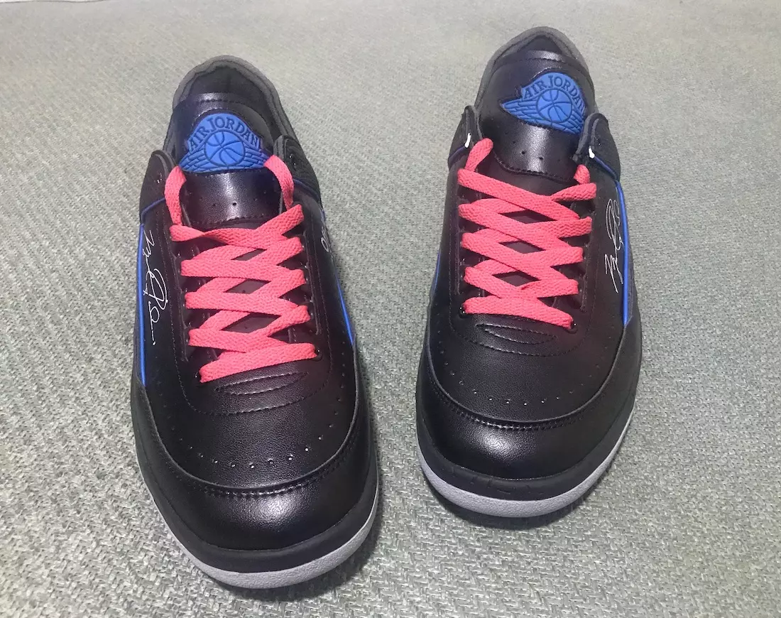 Off-White x Air Jordan 2 Low Black Varsity Royal DJ4375-004 Шығарылған күні