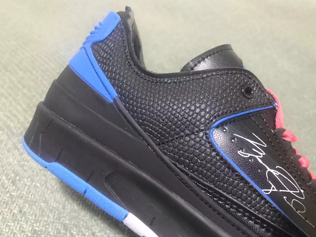 Off-White x Air Jordan 2 Low Black Varsity Royal DJ4375-004 Útgáfudagur