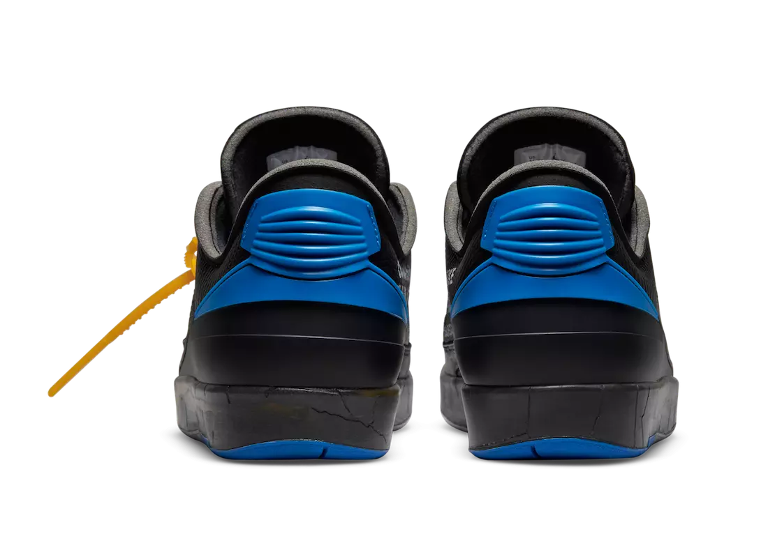 Off-White Air Jordan 2 Low Black Varsity Royal DJ4375-004 Release Datum