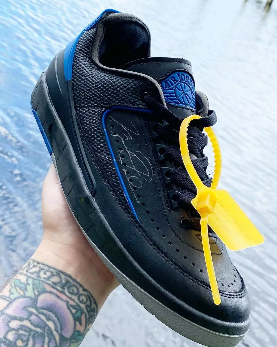 Off-White Air Jordan 2 Low Black Blue DJ4375-004 Датум на издавање