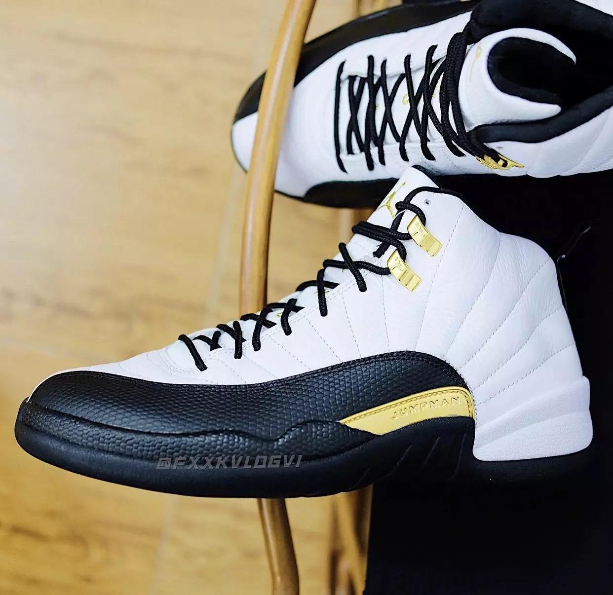 Air Jordan 12 Royalty White Black Gold CT8013-170 Izdošanas datums