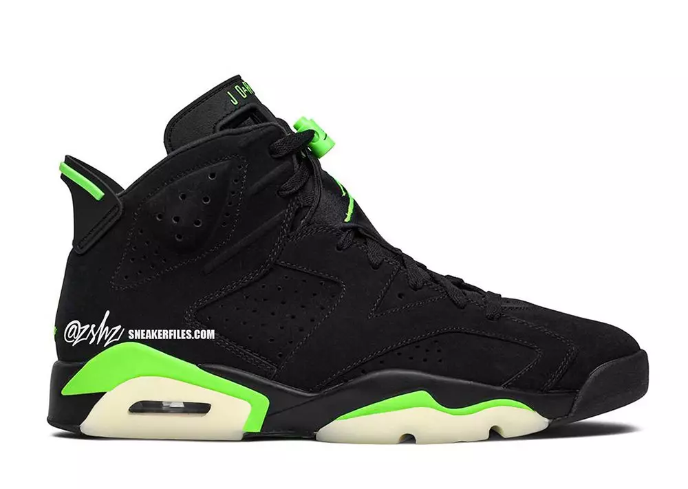 Air Jordan 6 Electric Green CT8529-003 Mock ημερομηνίας κυκλοφορίας 2020