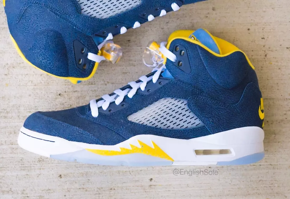 Մանրամասն նայեք Air Jordan 5 Marquette PE-ին