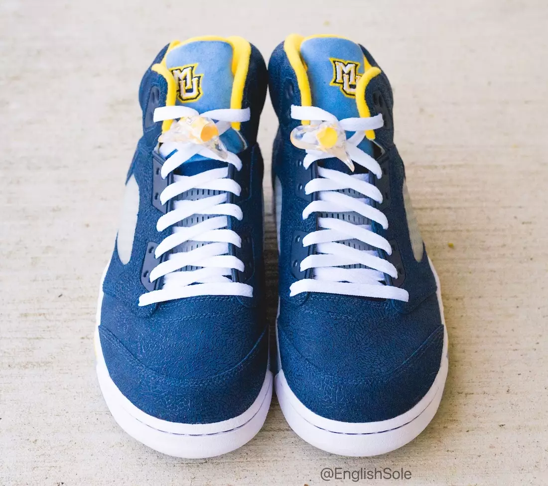 Air Jordan 5 Marquette PE 2021 он