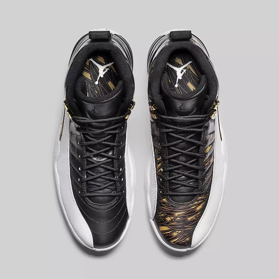 Air Jordan 12 Retro Wings Sort Guld