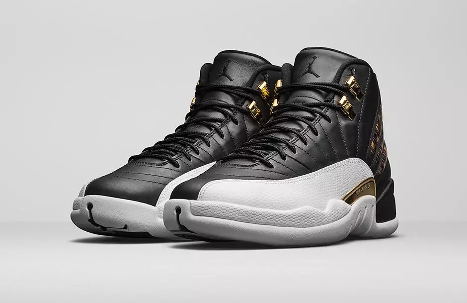 Air Jordan 12 Ailes Rétro Noir Or