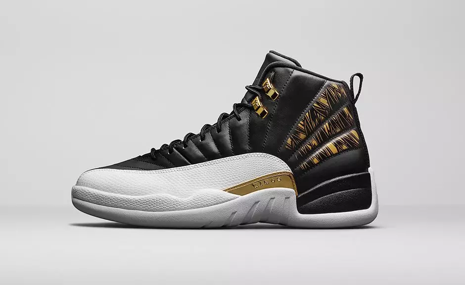 Air Jordan 12 Ailes Rétro Noir Or