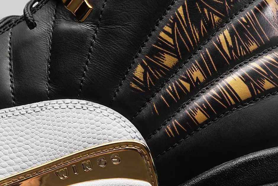 Air Jordan 12 Retro Wings Nero Oro