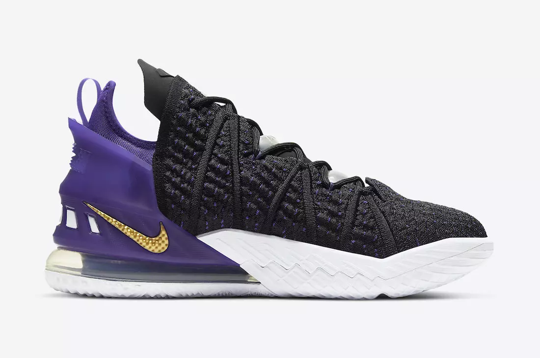 Nike LeBron 18 Lakers Court Purple CQ9283-004 väljalaskekuupäev