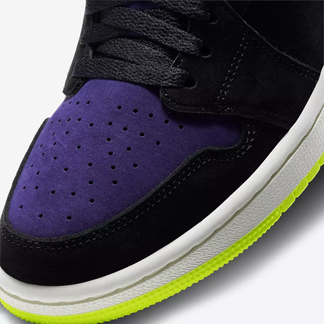 Air Jordan 1 High Zoom Black Court Purple Lemon Venom CT0979-001 Datum izdaje