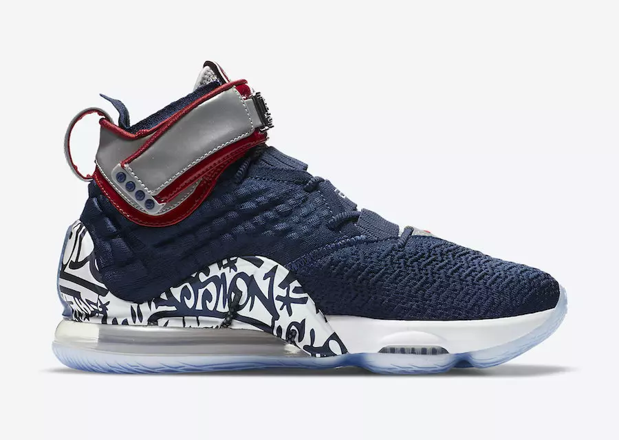 Ημερομηνία κυκλοφορίας Nike LeBron 17 Graffiti Remix All-Star CT6047-400