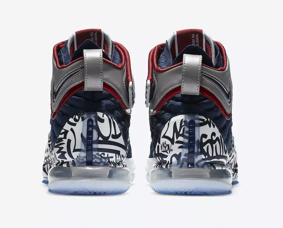 Датум на објавување Nike LeBron 17 Graffiti Remix All-Star CT6047-400