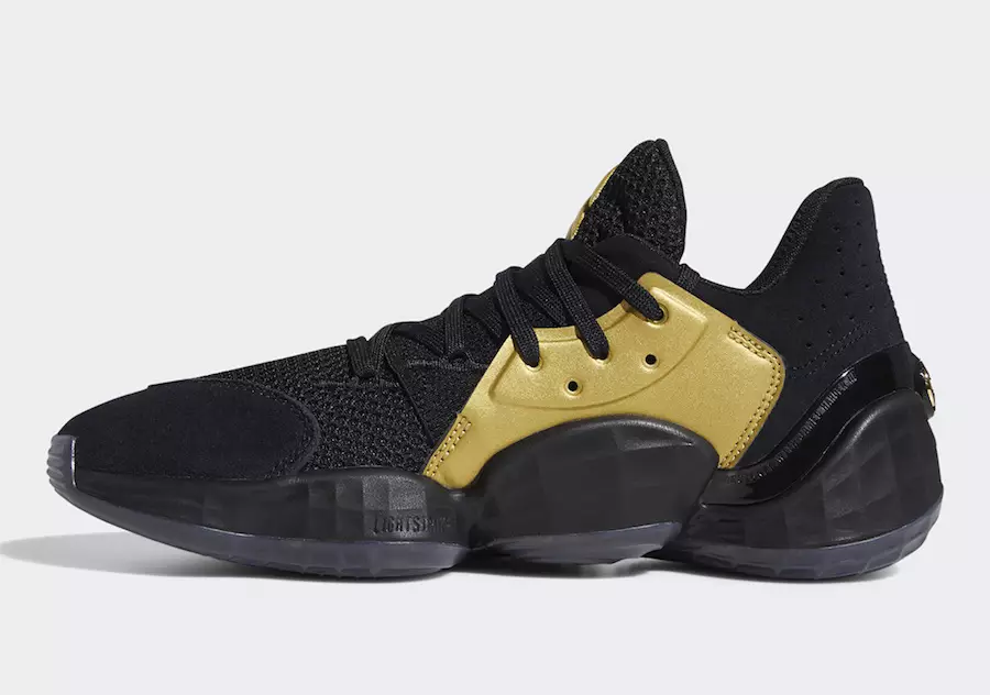 adidas Harden Vol 4 Black Gold EF8648 ဖြန့်ချိသည့်ရက်စွဲ