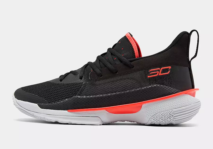 UA Curry 7 Black Pitch Grey Beta Red Udgivelsesdato