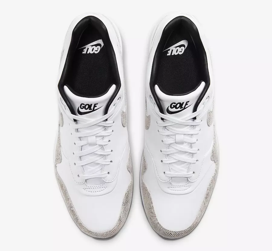 Nike Air Max 1 Golf NRG Snakeskin CI6876-101 Tarehe ya Kutolewa