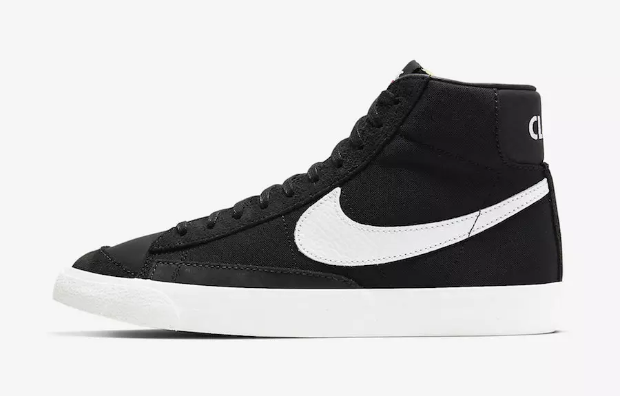 Slam Jam Nike Blazer Mid Black White CD8233-001 Data lansării