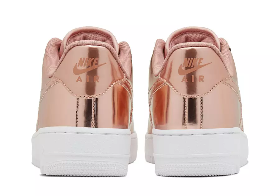 Nike Air Force 1 SP қола сұйық металдан жасалған қаптаманың шығу күні