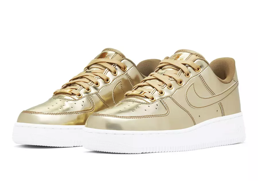 Nike Air Force 1 SP Gold Liquid Metal Pack Tarikh Keluaran